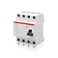 Выключатель дифференциального тока (УЗО) 4п 40А 30мА тип AC FH204 ABB 2CSF204004R1400 Выключатель дифференциального тока (УЗО) 4п 40А 30мА тип AC FH204 ABB 2CSF204004R1400