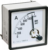 Амперметр Э47 72х72мм 50А кл. точн. 1.5 IEK IPA10-6-0050-E Амперметр Э47 72х72мм 50А кл. точн. 1.5 IEK IPA10-6-0050-E