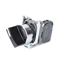 Переключатель модульный SB4 в сборе 22мм 2поз. с фиксацией 1НО SE SB4BD21 Переключатель модульный SB4 в сборе 22мм 2поз. с фиксацией 1НО SE SB4BD21