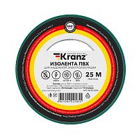 Изолента ПВХ 0.13х19мм 25м зеленая (уп.5шт) Kranz KR-09-2203 Изолента ПВХ 0.13х19мм 25м зеленая (уп.5шт) Kranz KR-09-2203