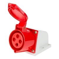 Розетка 124 стационарная 3Р+РЕ 32А 380В IP44 Rexant 11-8913 Розетка 124 стационарная 3Р+РЕ 32А 380В IP44 Rexant 11-8913