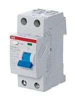 Выключатель дифференциального тока (УЗО) 2п 25А 30мА тип AC F202 ABB 2CSF202001R1250 Выключатель дифференциального тока (УЗО) 2п 25А 30мА тип AC F202 ABB 2CSF202001R1250