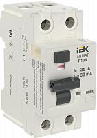 Выключатель дифференциального тока 2п 25А 30мА тип AC ВДТ R10N ARMAT IEK AR-R10N-2-025C030 Выключатель дифференциального тока 2п 25А 30мА тип AC ВДТ R10N ARMAT IEK AR-R10N-2-025C030