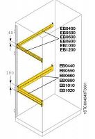 Профиль L=400 H=48 для монтажа аксессуаров (уп.2шт) ABB EB0400 Профиль L=400 H=48 для монтажа аксессуаров (уп.2шт) ABB EB0400