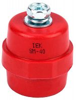 Изолятор SM40 (М8) силовой с болтом IEK YIS11-40-12-B Изолятор SM40 (М8) силовой с болтом IEK YIS11-40-12-B