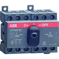 Рубильник реверсивный OT40F3C 40А (23А AC23) ABB 1SCA104913R1001 Рубильник реверсивный OT40F3C 40А (23А AC23) ABB 1SCA104913R1001