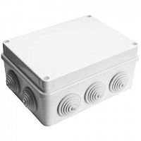 Коробка распределительная ОП 150х110х70мм IP54 10 выходов 10 гермовводов крышка на винтах бел. Epplast 210313 Коробка распределительная ОП 150х110х70мм IP54 10 выходов 10 гермовводов крышка на винтах бел. Epplast 210313