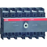 Рубильник реверсивный OT125F3C 125А (90А AC23) ABB 1SCA105037R1001 Рубильник реверсивный OT125F3C 125А (90А AC23) ABB 1SCA105037R1001