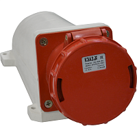 Розетка 135 63А 6h 380AC 3P+PE+N IP67 для монтажа на поверхность КЭАЗ 241221 Розетка 135 63А 6h 380AC 3P+PE+N IP67 для монтажа на поверхность КЭАЗ 241221