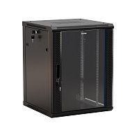 Шкаф настенный 19дюйм 12U 650х600х600мм TWB-1266-GP-RAL9004 стеклян. дверь черн. Hyperline 392634 Шкаф настенный 19дюйм 12U 650х600х600мм TWB-1266-GP-RAL9004 стеклян. дверь черн. Hyperline 392634
