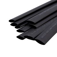 Трубка термоусаживаемая двухстенная клеевая 12.7/6.35мм (уп.10шт) по 1м черн. Rexant 26-2105 Трубка термоусаживаемая двухстенная клеевая 12.7/6.35мм (уп.10шт) по 1м черн. Rexant 26-2105