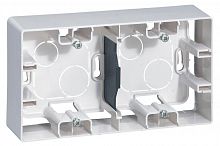 Коробка для наружн. монтажа 2-м Etika бел. Leg 672530 Коробка для наружн. монтажа 2-м Etika бел. Leg 672530