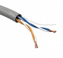 Кабель  UTP 2x2x24 AWG Cat5e CU PVC 305м (м) ЭРА Б0044428