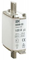 Вставка плавкая ППНИ-33 100А габарит 00С IEK DPP11-100 Вставка плавкая ППНИ-33 100А габарит 00С IEK DPP11-100