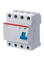 Выключатель дифференциального тока (УЗО) 4п 40А 300мА тип AC F204 ABB 2CSF204001R3400 Выключатель дифференциального тока (УЗО) 4п 40А 300мА тип AC F204 ABB 2CSF204001R3400