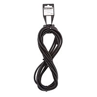 Труба автомобильная гофрированная ПП разрезная d4.6мм черн. (уп.5м) Rexant 15-0505 Труба автомобильная гофрированная ПП разрезная d4.6мм черн. (уп.5м) Rexant 15-0505