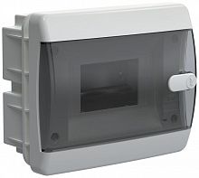 Корпус пластиковый ЩРВ-П-6 IP41 черн. прозр. дверь UNION Compact IEK UIC-KP12-V-06-41-K01 Корпус пластиковый ЩРВ-П-6 IP41 черн. прозр. дверь UNION Compact IEK UIC-KP12-V-06-41-K01