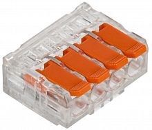 Клемма строительно-монтажная СМК 221-614 (уп.4шт) IEK UKZ40-614-004 Клемма строительно-монтажная СМК 221-614 (уп.4шт) IEK UKZ40-614-004