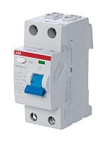 Выключатель дифференциального тока (УЗО) 2п 16А 10мА тип AC F202 ABB 2CSF202001R0160 Выключатель дифференциального тока (УЗО) 2п 16А 10мА тип AC F202 ABB 2CSF202001R0160