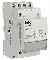 Контактор модульный KMR 25А 230В AC 4НО ARMAT IEK AR-KMR10-025-40-230 Контактор модульный KMR 25А 230В AC 4НО ARMAT IEK AR-KMR10-025-40-230