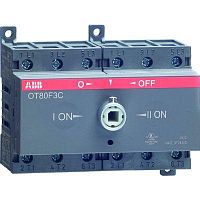 Рубильник реверсивный OT63F3C 63А (45А AC23) ABB 1SCA105338R1001 Рубильник реверсивный OT63F3C 63А (45А AC23) ABB 1SCA105338R1001