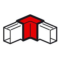 Угол внутренний 40х16мм METRA Leg 638151 Угол внутренний 40х16мм METRA Leg 638151