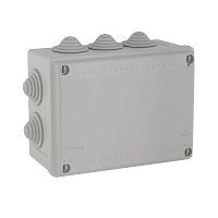 Коробка распределительная ОП 150х110х70мм IP55 10 каб. ввод DKC 54000 Коробка распределительная ОП 150х110х70мм IP55 10 каб. ввод DKC 54000