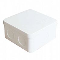 Коробка распределительная ОП 84х84х45мм IP54 7 выходов без гермовводов крышка защелкивающаяся бел. Epplast 125101 Коробка распределительная ОП 84х84х45мм IP54 7 выходов без гермовводов крышка защелкивающаяся бел. Epplast 125101