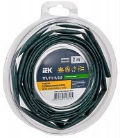Трубка термоусадочная ТТУ нг-LS 5/2.5 зел. (уп.2м) IEK UDR12-005-D25-002-K06-T Трубка термоусадочная ТТУ нг-LS 5/2.5 зел. (уп.2м) IEK UDR12-005-D25-002-K06-T