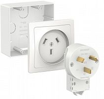 Комплект силовой ОП BLANCA 32А 250В подъемная коробка + розетка + вилка бел. SchE BLNSK003231 Комплект силовой ОП BLANCA 32А 250В подъемная коробка + розетка + вилка бел. SchE BLNSK003231