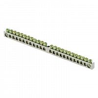 Шина PEN "ноль-земля" 6х9 24 отв. никель крепеж по центру PROxima EKF sn1-63-24