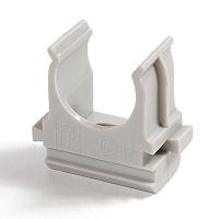 Держатель для труб (клипса) d16мм полистирол Промрукав PR.02716 Держатель для труб (клипса) d16мм полистирол Промрукав PR.02716